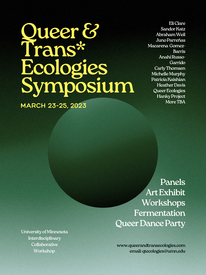 Flyer for the QTE symposium 
